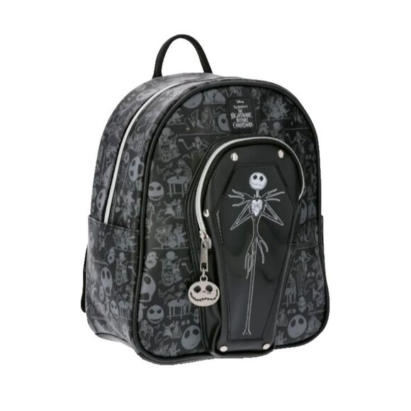 Disney Nightmare Before Christmas Coffin Jack Skellington Mini Backpack NWT - Picture 3 of 4